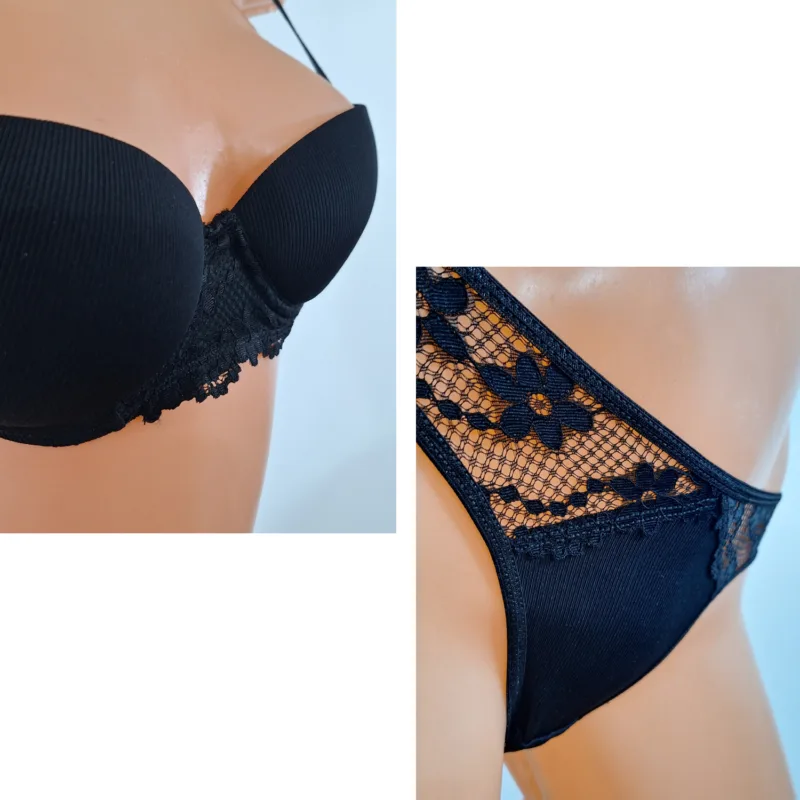 Conjunto Corpiño Taza Soft y Push Up (art 5101) Talle 85 al 100