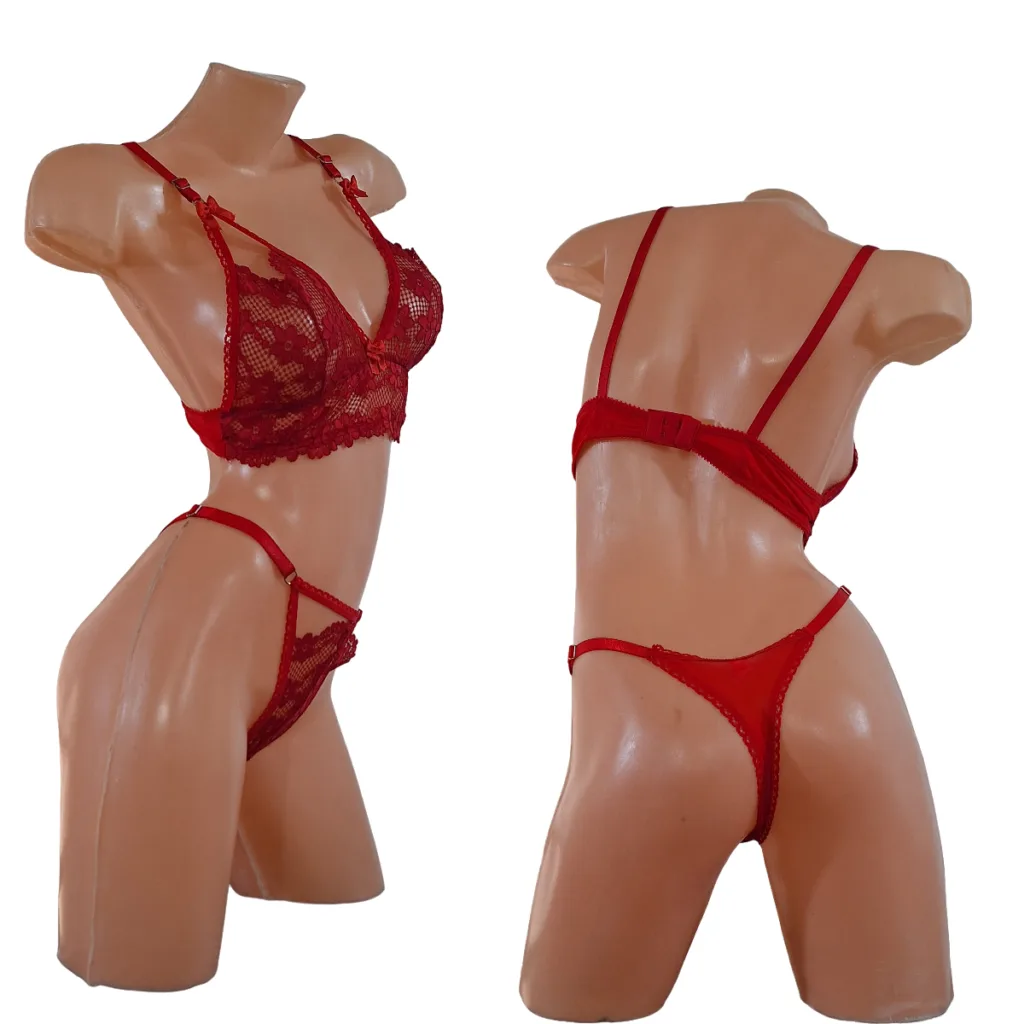 Conjunto "Vero" Lenceria de Encaje (Art 5104) Talle 85 al 100