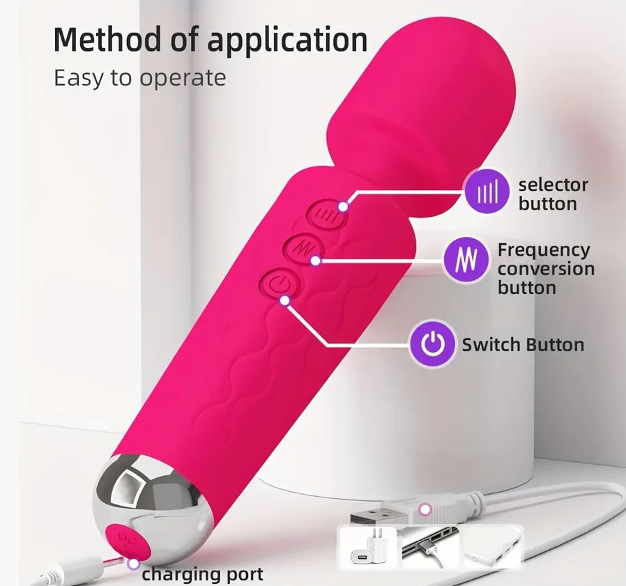 Masajeador Vibrador Usb Recargable Clitoris Masajes: imagen 4