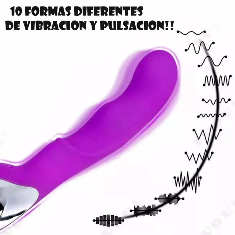 Vibrador Anna - USB - Clitoris Punto G - 10 Formas de vibracion