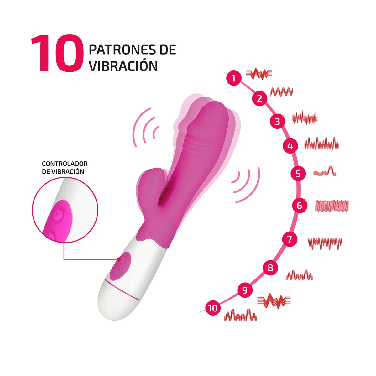 Vibrador USB Recargable