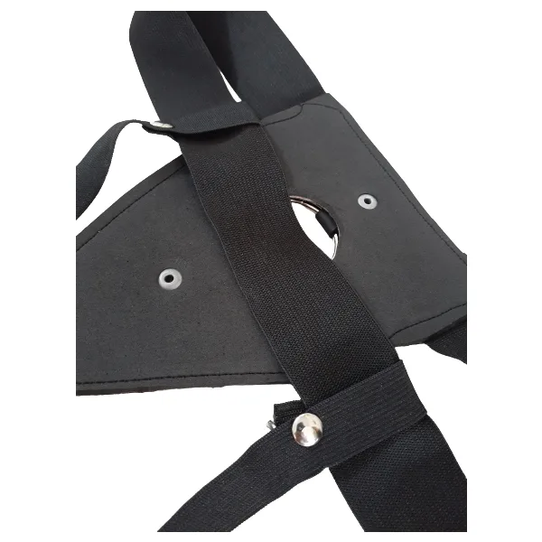 Arnes Strap on + Vibrador Consolador Silicona 16x4 - Imagen 3