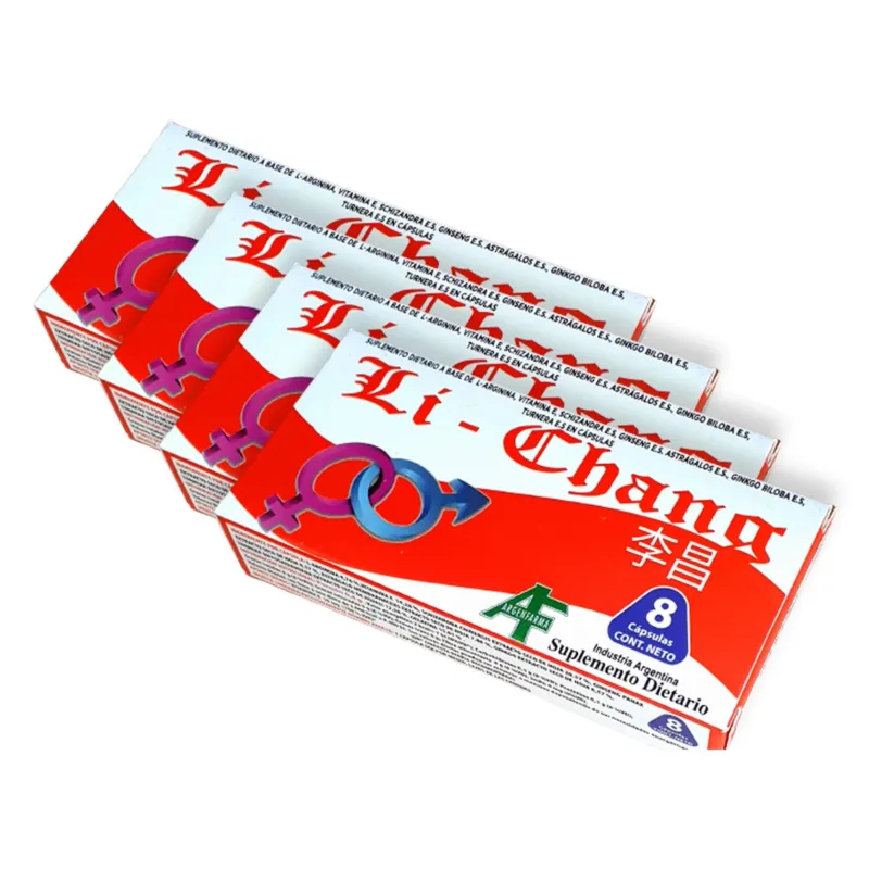 Li Chang 32 Capsulas (4x8) - Vigor Masculino