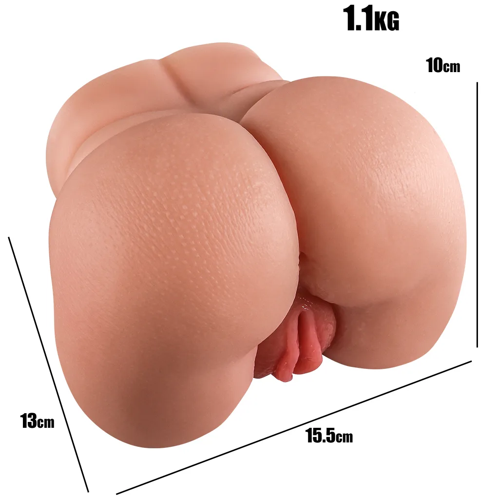 Masturbador Cola y Vagina de silicona 15 x 13 - Imagen 3