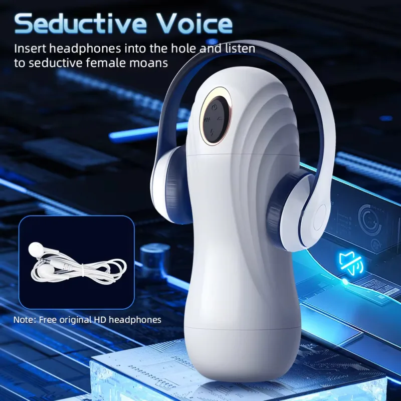 Masturbador Succionador Vibrador Gemidos