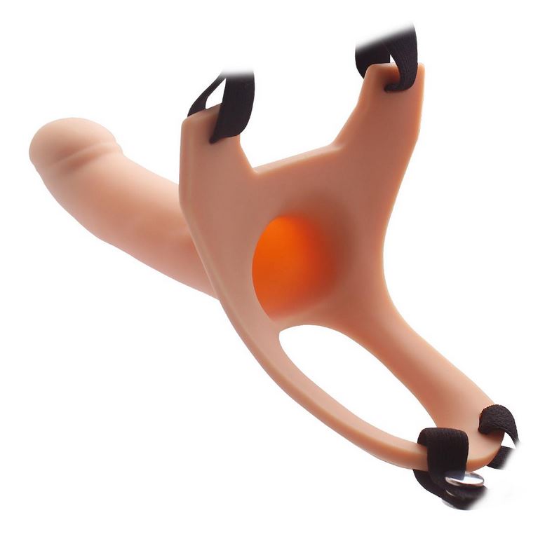 Protesis Peneana Semi Rigida con Arnes 14x3cm - Imagen 5