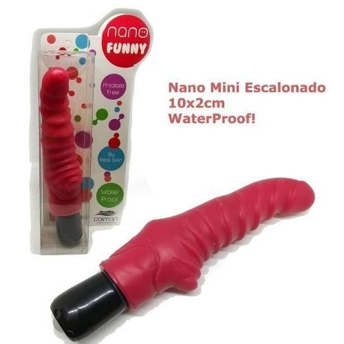 Nano Mini Escalonado - WaterProof - Mini Vibrador 12x2cm